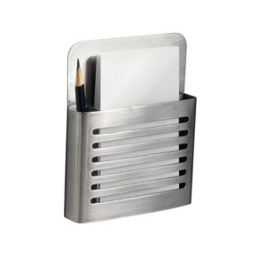 InterDesign Forma Stainless Steel Magnetic Memo Center