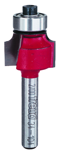 Freud 34-104 Router Bit, 1/4 in Dia Shank, 2-Cutter, Carbide