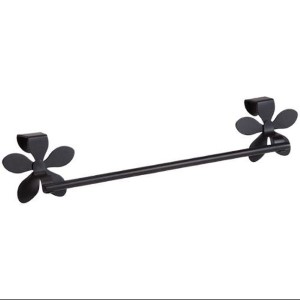 FLOWER OTC TOWEL BAR BLACK