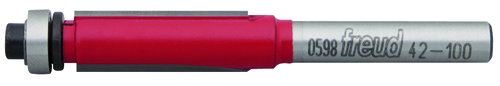 Freud 42-100 Router Bit, 1/4 in Dia Shank, 2-Cutter, Carbide