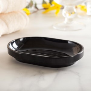 STEP SOAP DISH BLACK