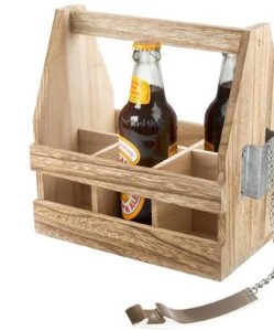 MIXOLOGY BEER CADDY W/OPENER