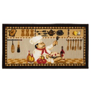 2PC WINE CHEF KITCHEN RUG SET