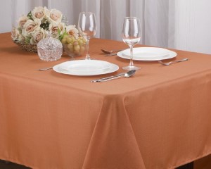 70RD MATILDA ORANGE TABLECLOTH