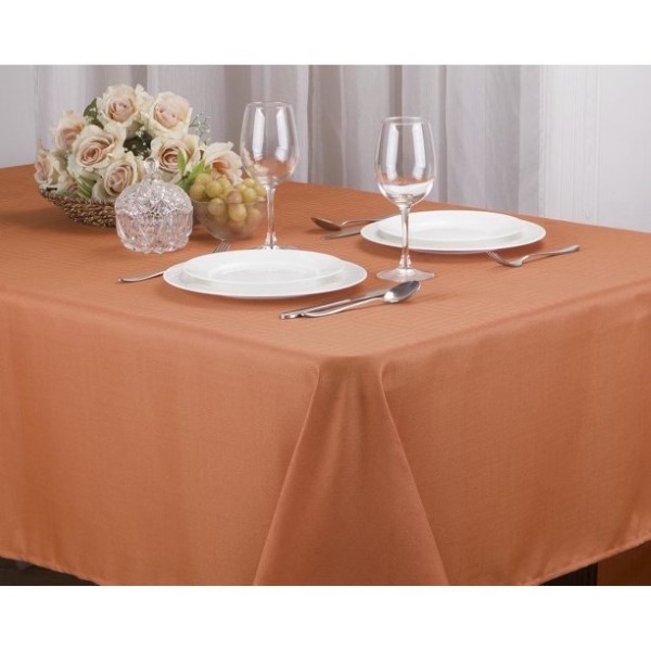 60X84 MATILDA ORANGE TABLECLOTH