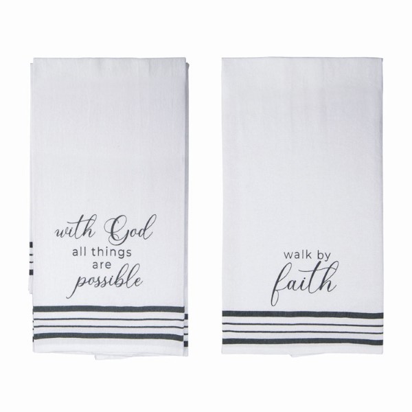 FABRIC FAITH TEA TOWEL 2PC