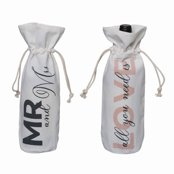 FABRIC WINE THEME WINE BAGS