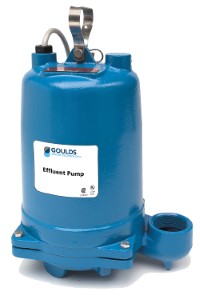 Goulds WE0511HH Submersible Effluent Pump, 1/2 HP, Single Phase,