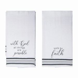 FABRIC FAITH TEA TOWEL 2PC