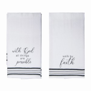 FABRIC FAITH TEA TOWEL 2PC