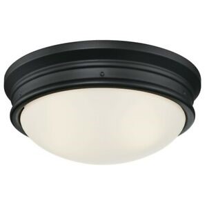 Westinghouse Lighting Meadowbrook Two-Light Indoor Flush-Mount Ceiling