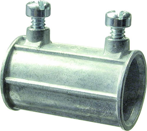 Halex 12201B Concretetight, Set-Screw Coupling, Zinc