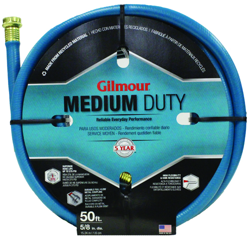 Gilmour 15058050 Garden Hose, 50 ft L, Vinyl