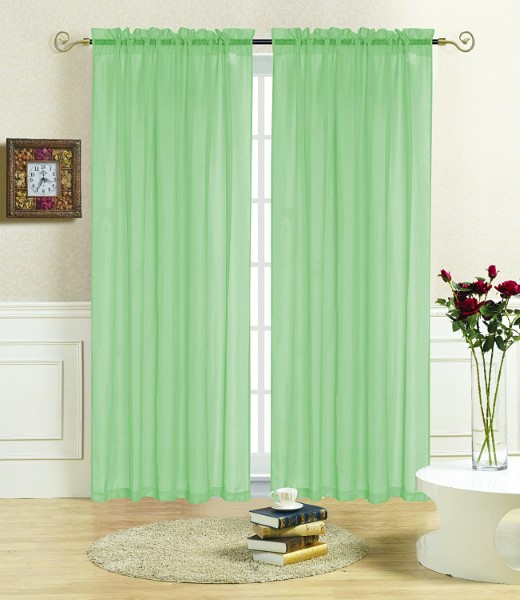 RENA SAGE 55X84 SHEER CURTAIN