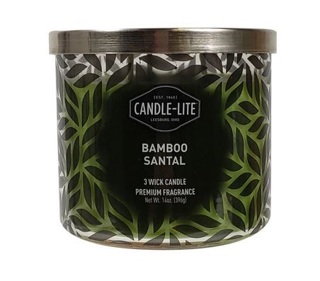 CANDLE-LITE BAMBOO SANTAL 14Z