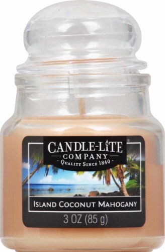 CANDLE-LITE JAR ISLAND COCONUT