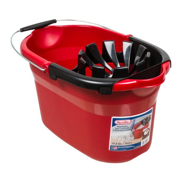 BUCKET MOP CLASSIC RED 17.5QT