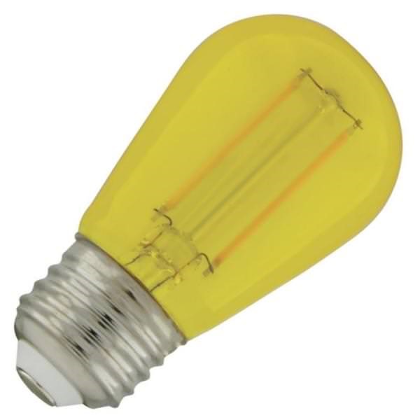 BULB S14 LED FILAMENT YELLOW