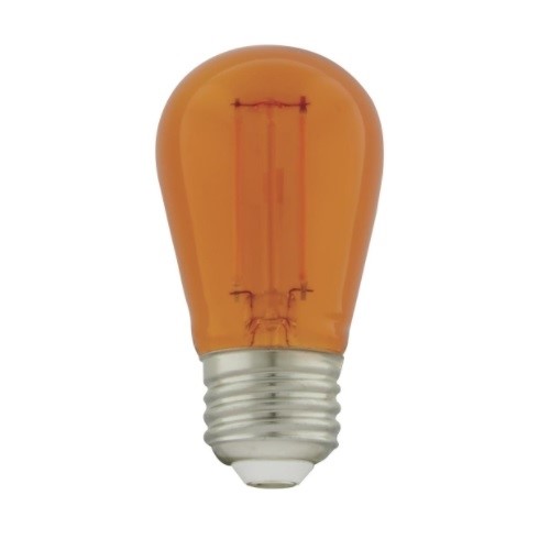 BULB S14 LED FILAMENT ORANGE