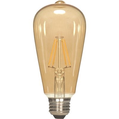 BULB ST19 LED 7W AMBER 2000K