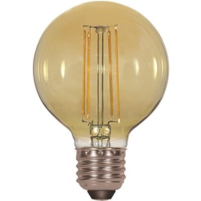 BULB G25 LED AMBER 4.5W 2000K