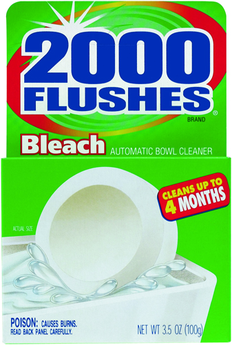 2000 Flushes 290071 Toilet Bleach Tablet, 1.75 oz