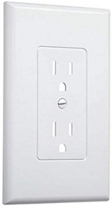 TAYMAC DUPLEX OUTLET COVER WHT