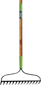 Bow Rake Head  16 -Tine with  Handle