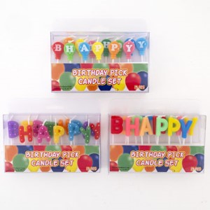 BIRTHDAY CANDLE 13PC PICK