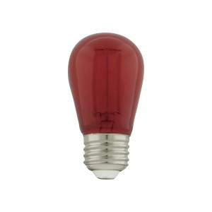 BULB S14 LED FILAMENT RED