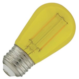 BULB S14 LED FILAMENT YELLOW