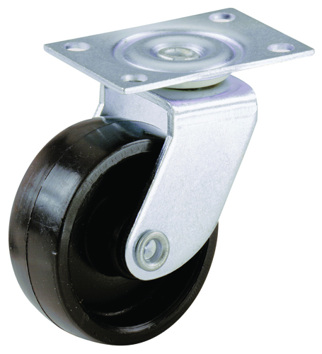 Shepherd Hardware 9556 Swivel Caster, 1-1/4 in Dia Wheel, 40 lb Weight