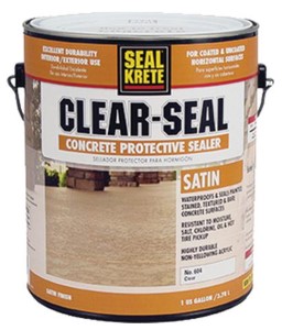 Seal Krete Clear Satin Sealer 1 GALLON