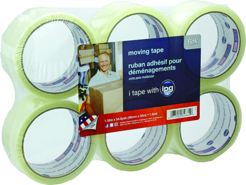 CLEAR TAPE 6PK 1.9X55 #2662