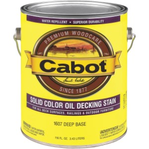 SOLID OIL DECK STAIN GAL DEEP BA