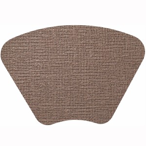 WEDGE PLACEMAT TAUPE 19X13