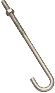 NATIONAL J-HOOK BOLT 5/16X7IN ZN