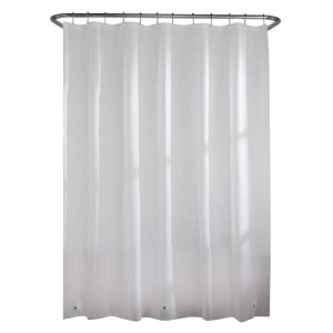 PEVA Shower Liner Lite Silver