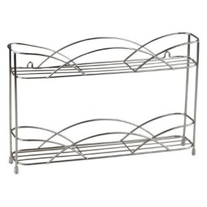 WALL MOUNT 2-TIER SPICK RACK CHR