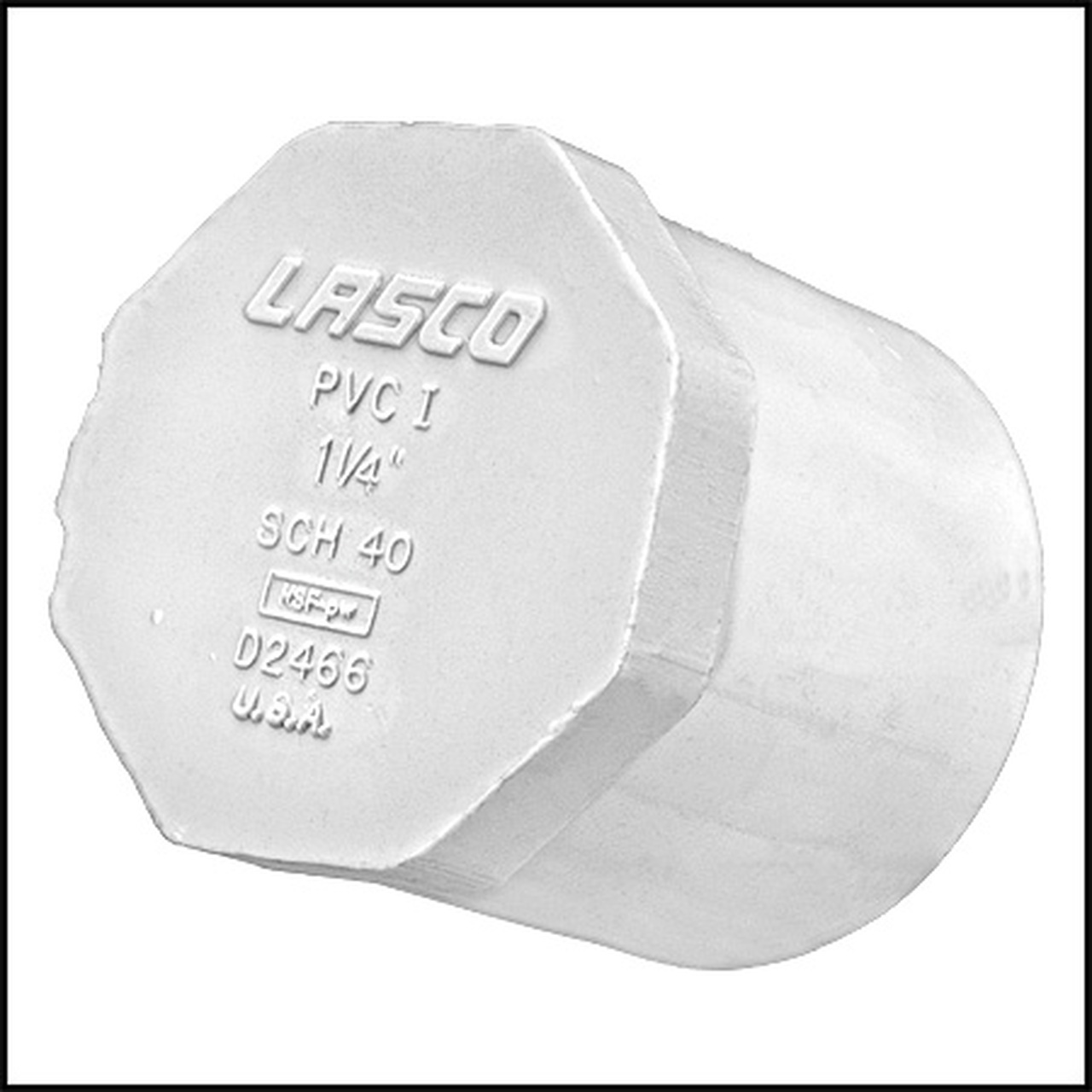 PLUG 1 1/4"SCH40 SLIP 449012