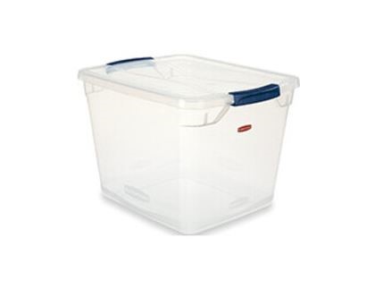 Rubbermaid 30 Qt. Cleverstore Clear Storage Box