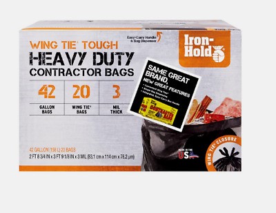 IRON HOLD 42G CONTRACTOR BAGS