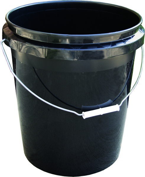 ENCORE Plastics 250003 Paint Pail, 5 gal Capacity, Plastic, Black