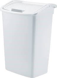 WSTBKT DUAL LID PLSTC W 45QT