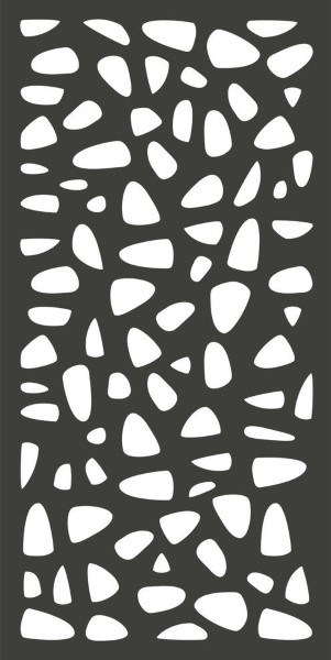 72 X 36 BOTANICAL PANEL CHARCOAL
