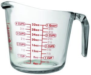 MEASURING CUP RED 32OZ