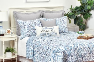 Natalia Damask F/Q Quilt Set