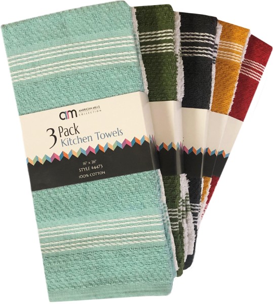 TERRY STRIPE KITCHEN TOWEL