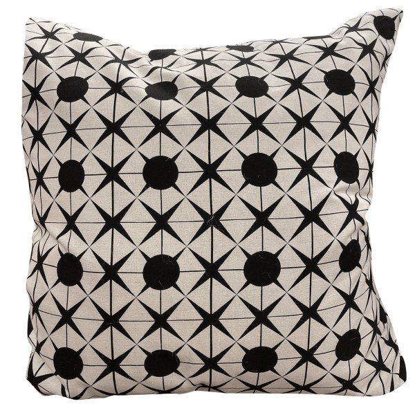 DANN FOLEY BK/TAN Printed Pillow