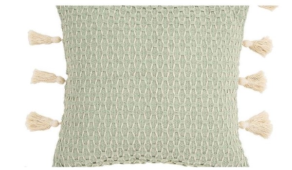 Seaglass Textured Diamond Pillow